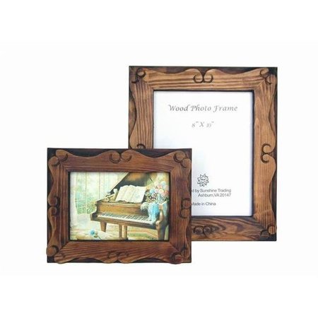 SUNSHINE TRADING Sunshine Trading ST-30-7 Handmade Wood Photo Frame - 5 x 7 Inch ST-30-7